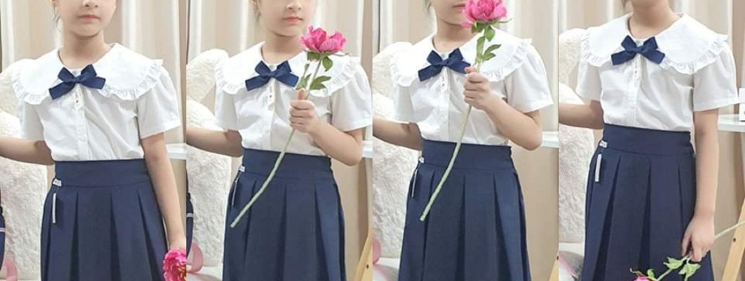 Chân váy xếp ly phối cùng áo sơ mi trắng cho học sinh - Nét đẹp thanh lịch và tinh tế cho nữ sinh